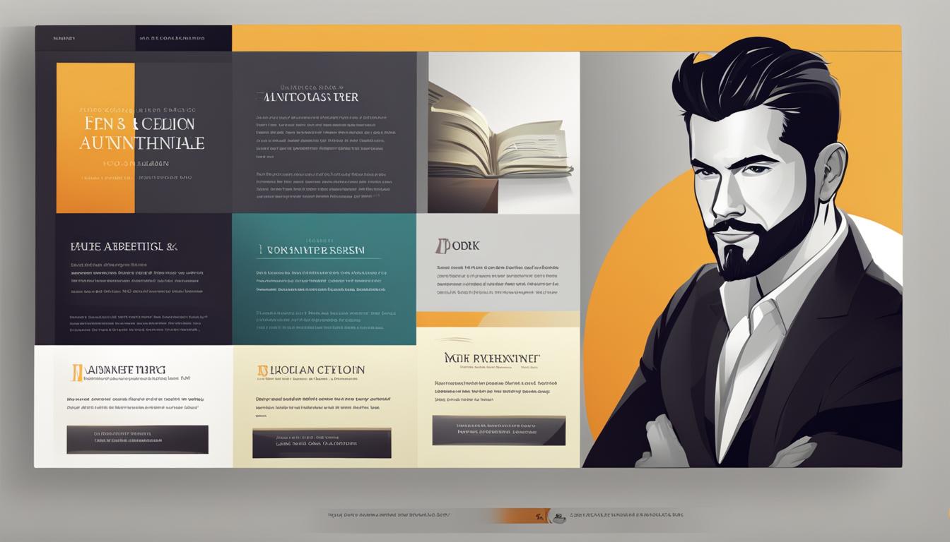 how website design for authors look